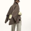 Brown Scarf Cape