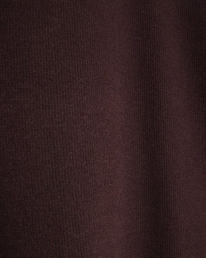 Brown Short Sleeve Cosy Boxy T-Shirt