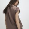 Brown Short Sleeve Relaxed Shirt