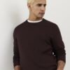 Brown Slim Fit Jumper