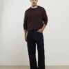 Brown Slim Fit Jumper