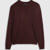 Brown Slim Fit Jumper