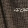 Brown Slim Fit Puppytooth Piped Trousers