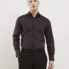 Brown Slim Fit Shirt