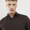 Brown Slim Fit Shirt