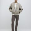 Brown Slim Fit Washed Jeans