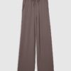 Brown Soft Touch Wide Leg Trousers