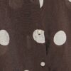 Brown Spot Print Long Sleeve Shirt