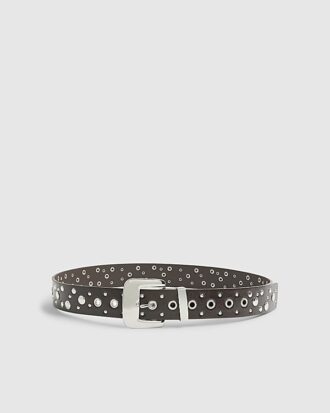 Brown Studded Belt