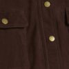 Brown Suede Belted Jacket