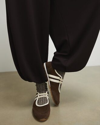 Brown Suede Double Strap Shoes Brown Suede Double Strap Shoes