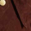 Brown Suede Oversized Bomber Jacket