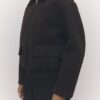 Brown Textured Harrington Jacket