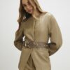 Brown Thick Studded Belt