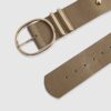 Brown Thick Studded Belt