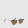 Brown Tortoise Clubmaster Sunglasses