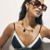 Brown Tortoise Square Glam Sunglasses