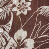Brown Tropical Print Beach Shirt