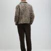 Brown Twill Wide Leg Trousers
