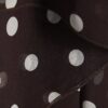Brown Waterfall Polka Dot Cape