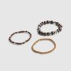 Brown Wood Multipack Bracelet