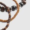 Brown Wood Multipack Bracelet
