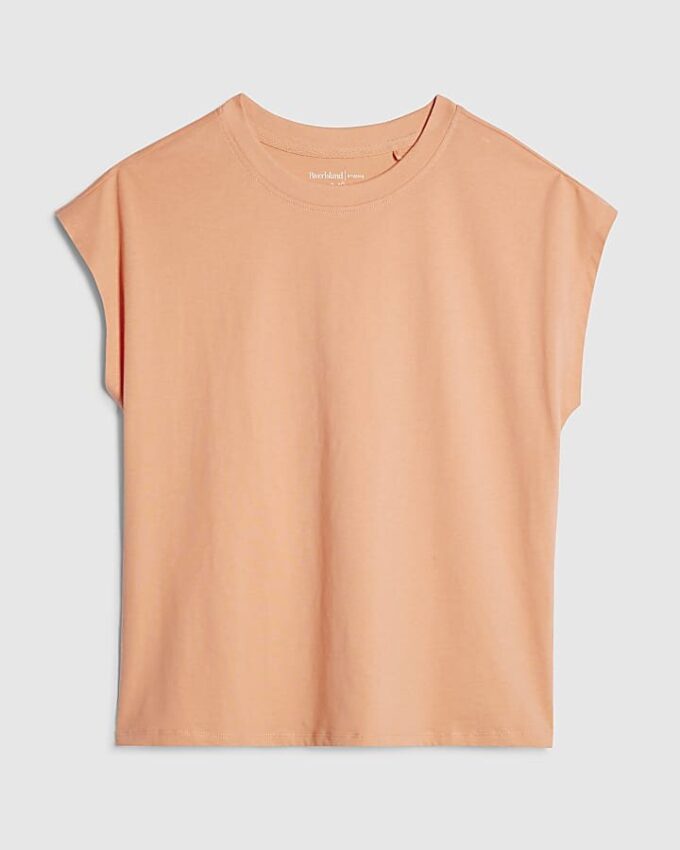 Coral Grown On Sleeve T-Shirt