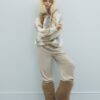 Cream Argyle Jumper