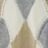 Cream Argyle Jumper