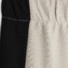 Cream Colour Block Wide Leg Trousers