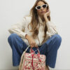 Cream Embroidered Tote Bag