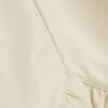 Cream Faux Leather Frill Hem Mini Skirt