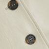 Cream Faux Leather Sleeveless Waistcoat