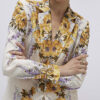 Cream Floral Blazer
