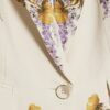 Cream Floral Blazer