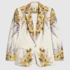 Cream Floral Blazer