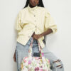 Cream Floral Print Holdall Bag