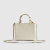 Cream Floral Tote Bag