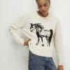 Cream Horse Western Jumper