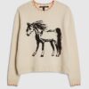 Cream Horse Western Jumper