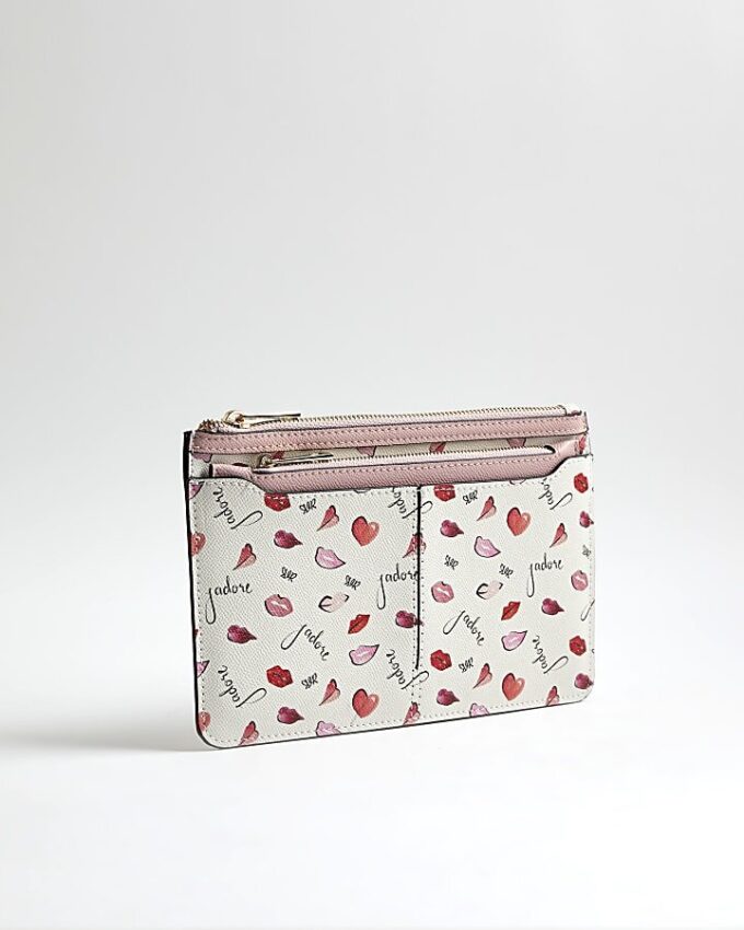 Cream J’adore Travel Wallet