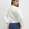 Cream Knitted Gold Detail Cardigan