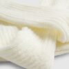 Cream Knitted Ribbed Leg Warmers