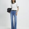 Cream Knitted Tipped Top