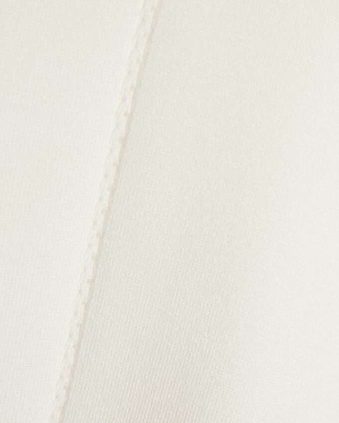 Cream Knitted Tipped Top