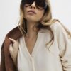 Cream Knitted V Neck Cardigan