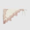 Cream Lace Trim Hip Scarf