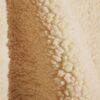 Cream Long Sleeve Borg Zip Up Sweatshirt