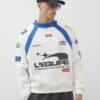 Cream Long Sleeve L’Equipe Sports Sweatshirt