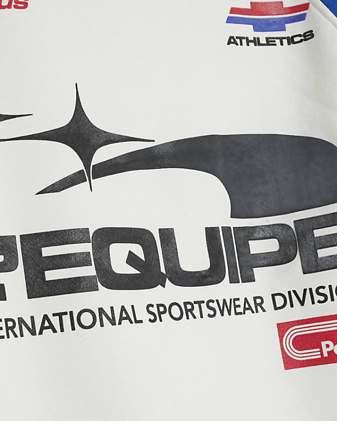 Cream Long Sleeve L’Equipe Sports Sweatshirt